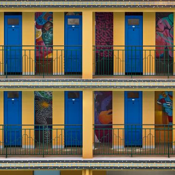 Visit the artists' cabins in the indoor pool 2nd edition