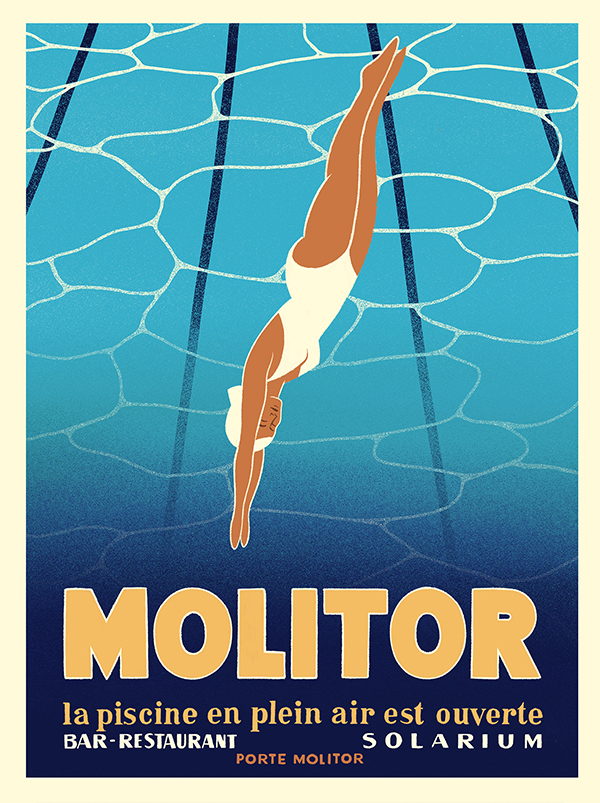 1ere édition d'affiche Molitor